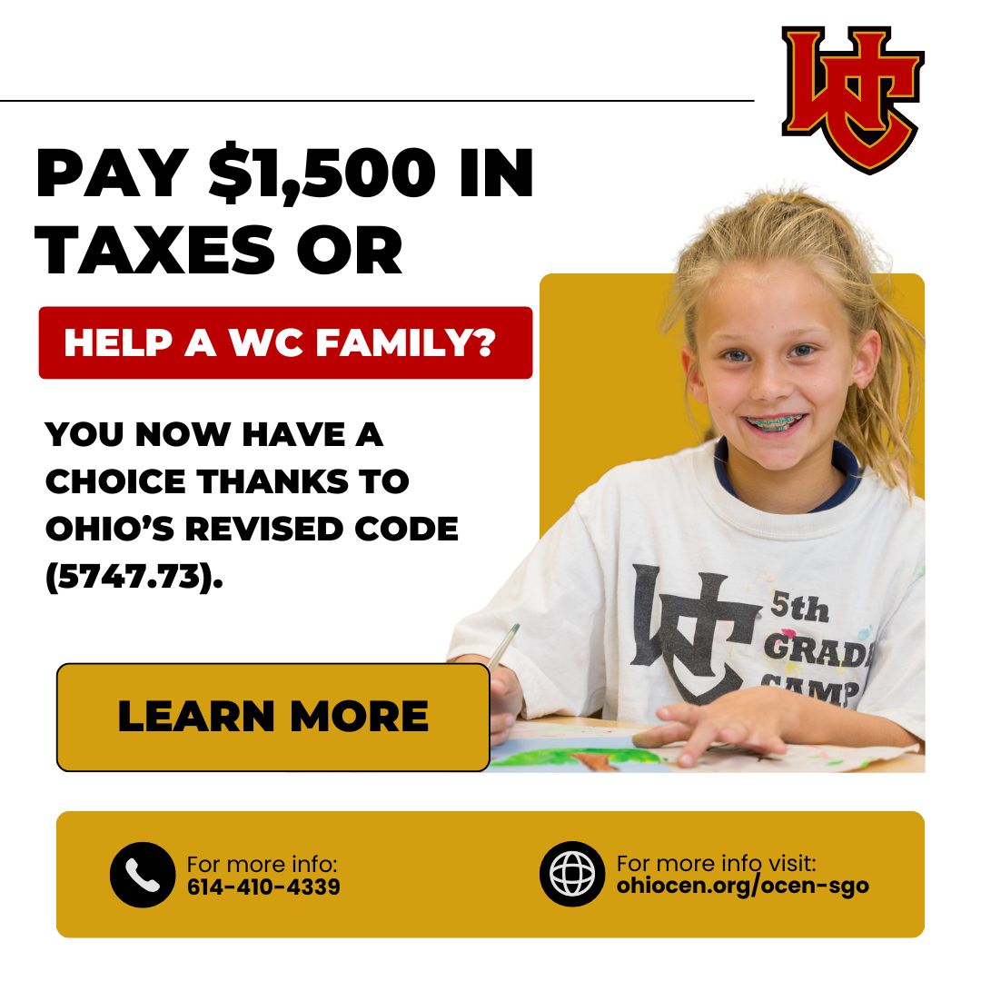 Would You Rather Pay Ohio Taxes or Help a Family Afford a WC Education?